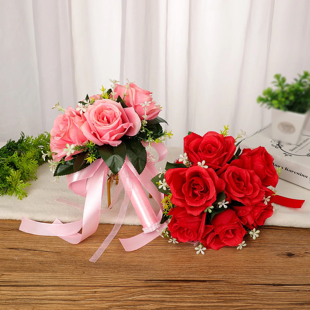 Silk Flower Simulation Rose Bouquet