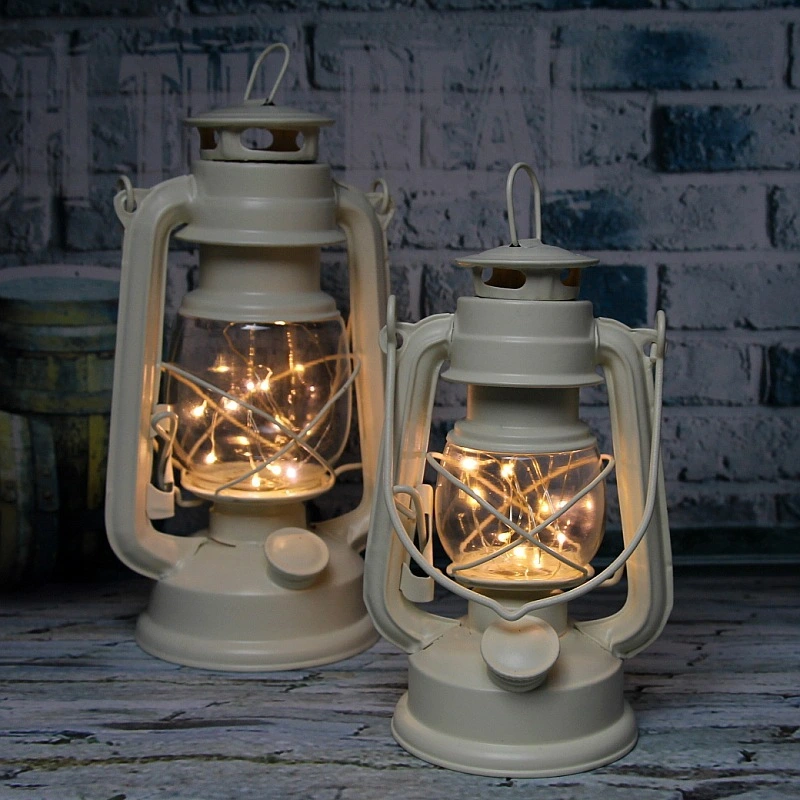 Retro Iron Art Starry Sky Barn Lantern XINGX Small Night Lamp European Style Ornaments