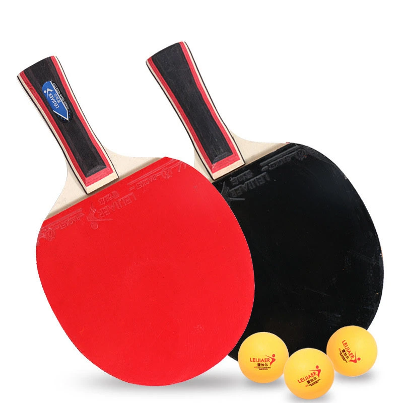 Regail 1035 Inverted Rubber On Both Sides Training Table Tennis Rackets Two-pack Three-ball Beginner