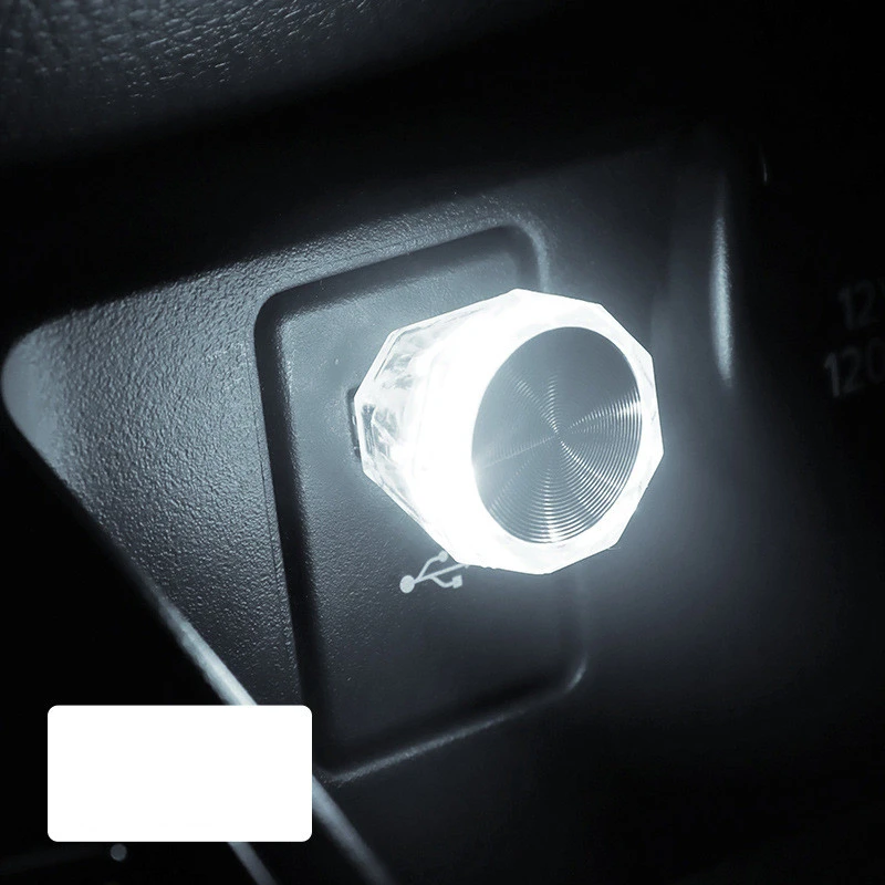 Cigarette Lighter USB Atmosphere Light LED