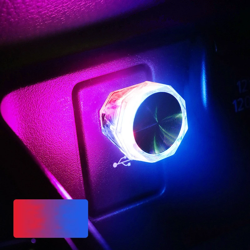 Cigarette Lighter USB Atmosphere Light LED