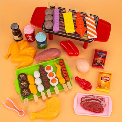 Children's Kitchen Barbecue Suit Barbecue Simulation Game House Toy