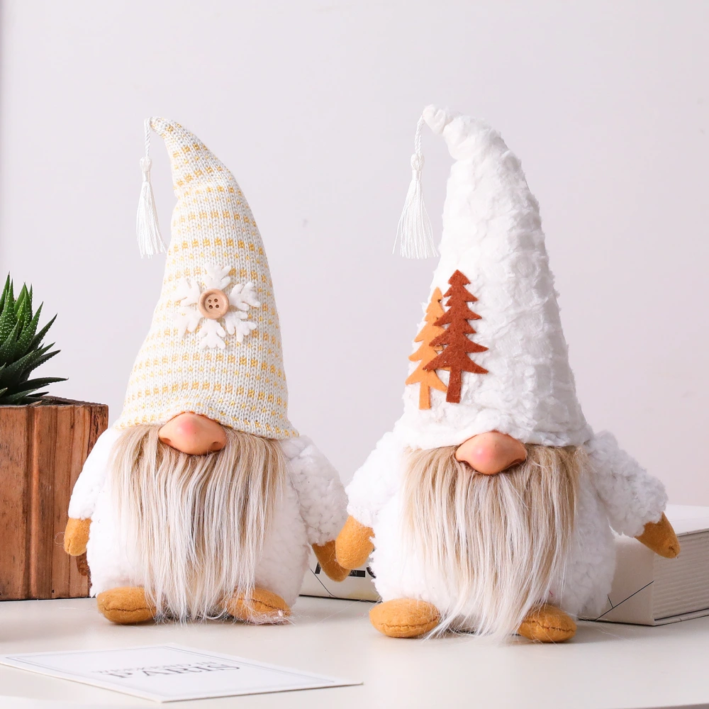 New Scandinavian Large-nosed Faceless Rudolph Decorative Dolls