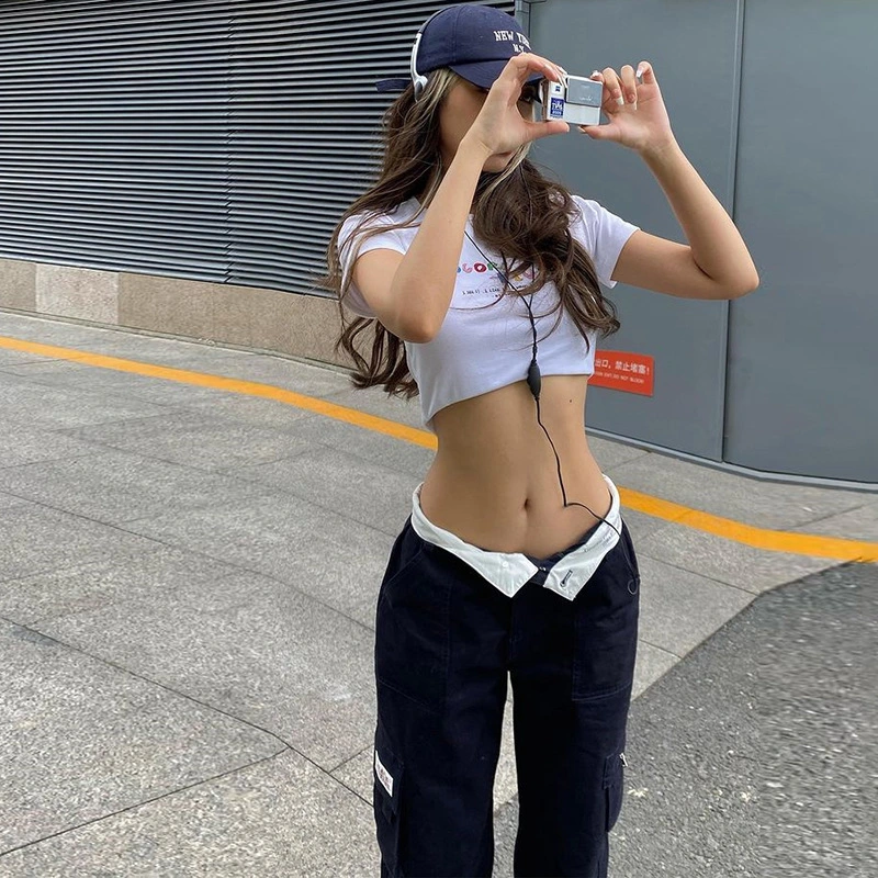 Straight Wide Leg Slim Casual Pants