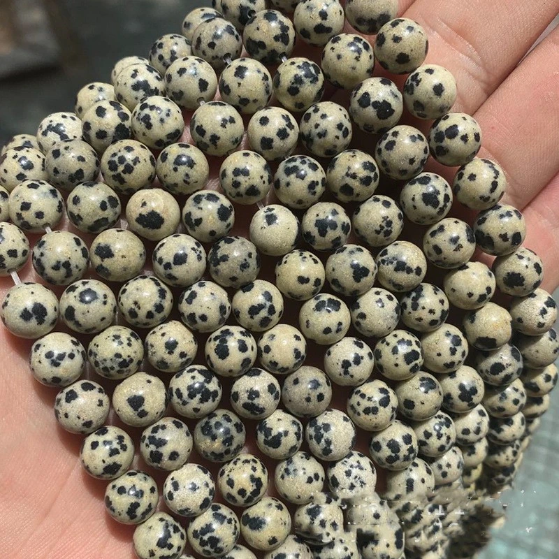 Natural Spotted Stone Scattered Beads Diy Ornament Accessories Bracelet Beaded