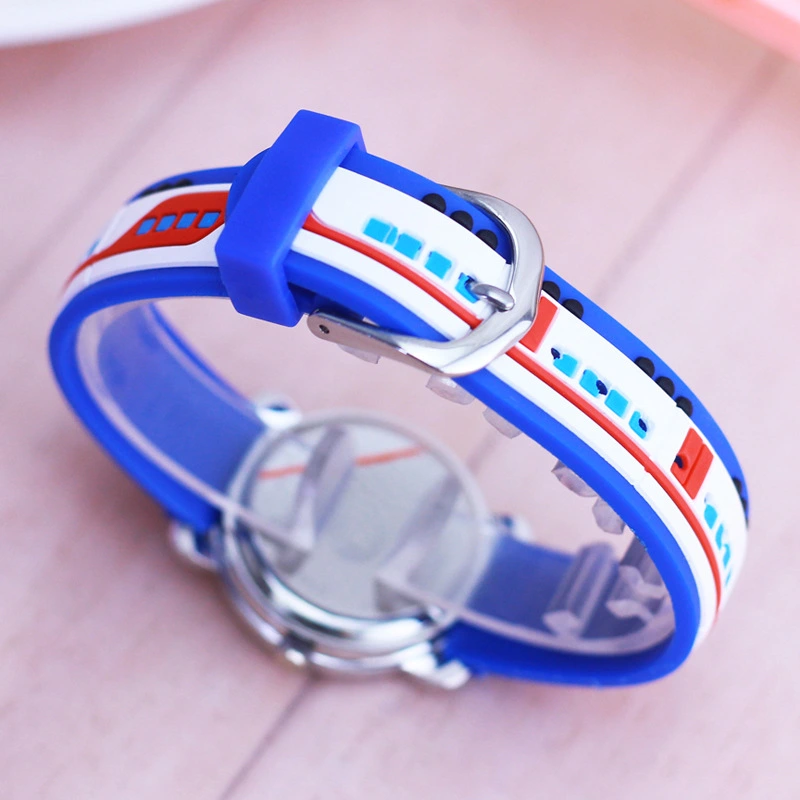 Anime Cartoon Cute Red Motor Car Student Quartz Watch