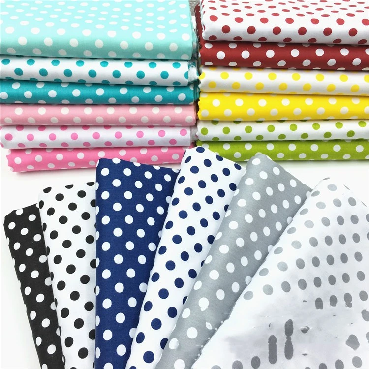 Cotton Twill Cloth With Dots