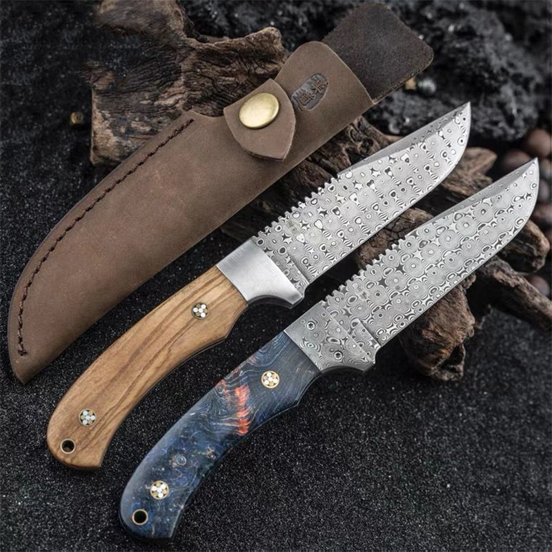 Outdoor Fashion Personalized Leather Steel Collecting Knife