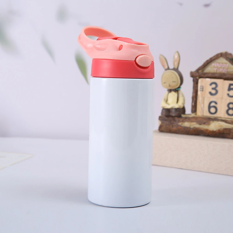 Stainless Steel Children's Straw Cup Sublimation Insulation Sippy Cup