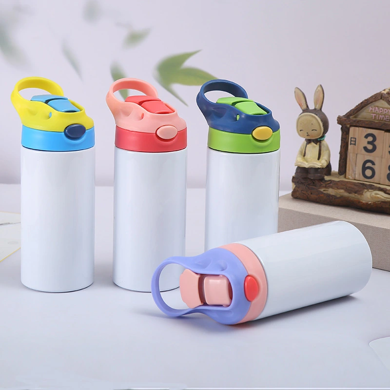 Stainless Steel Children's Straw Cup Sublimation Insulation Sippy Cup