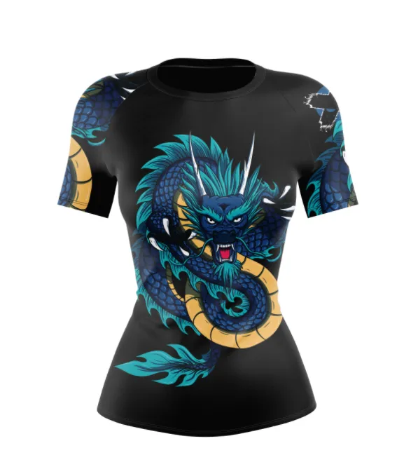 XM Women Blue Dragon Shortsleeve