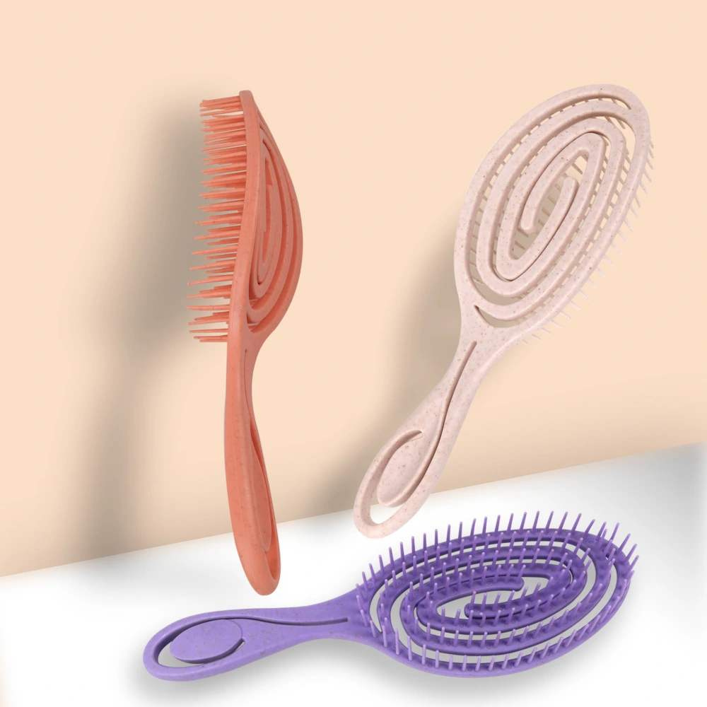 Oval Hollow Mosquito-repellent Incense Styling Hairdressing Comb