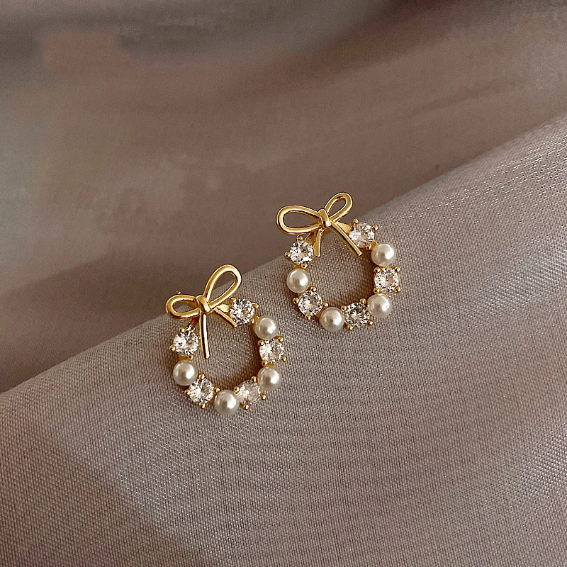 Pearl Earrings Women's Ins Style Simple And Advanced