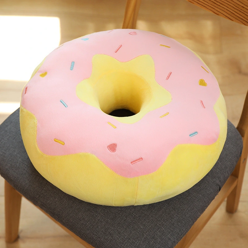 Doughnut Throwing Pillow Friend Home Cushion