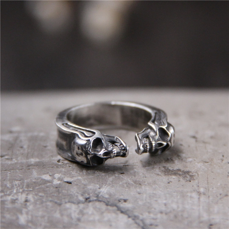 European And American Stainless Steel Helmet Ring