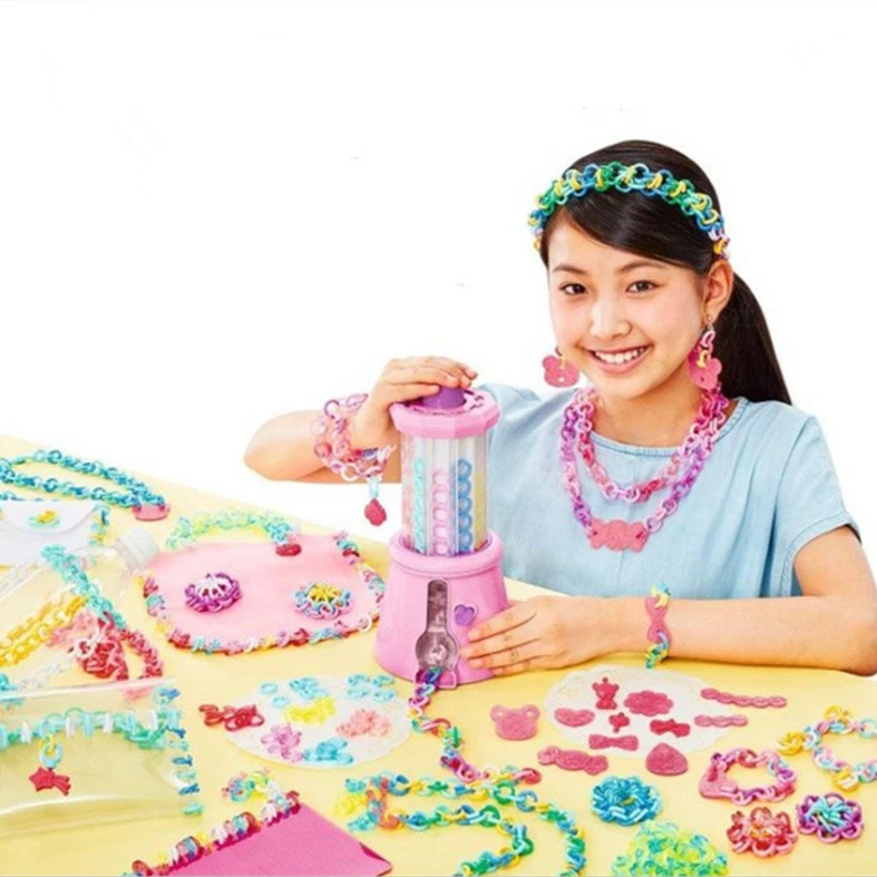 Woven Bracelet Toy Variety Beading DIY Chain Link Making Machine