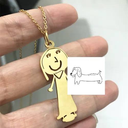 necklace dog