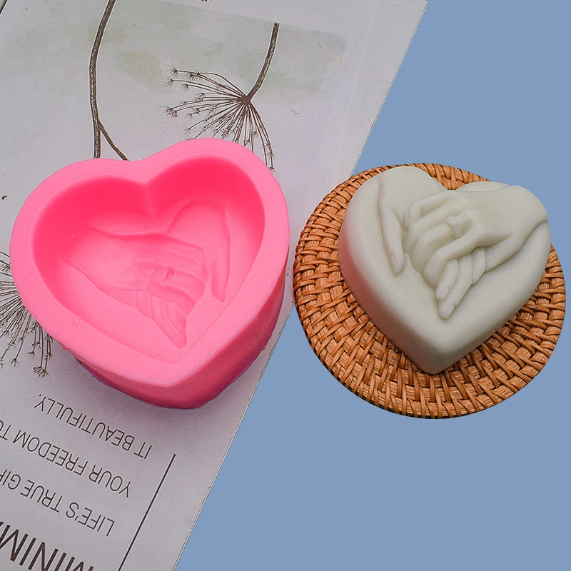 Hand Heart Shaped Silicone Mold For Turning Sugar