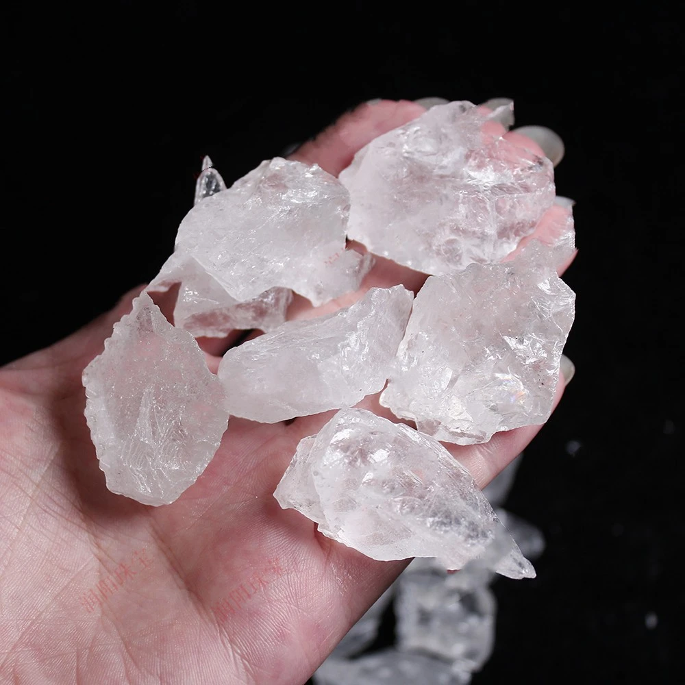 East China Sea Natural White Crystal Raw Stone Large Particle Gravel Mine