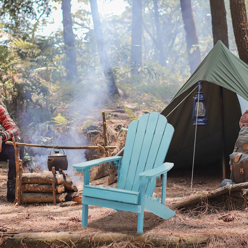 Hotel Villa Courtyard Fixed Plastic Wood Frog Chair