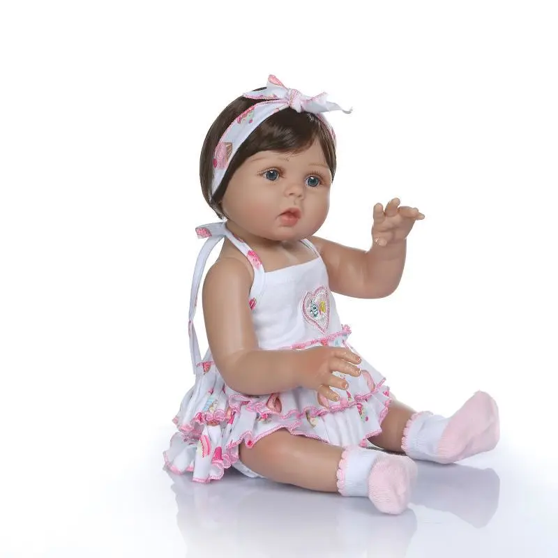 NPK Simulation Baby Full Body Silicone Toy 48cm Small Size Lightweight Cute