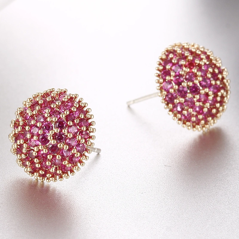 Women's Refined Stylish And Versatile Fine Zircon-embedded Earrings