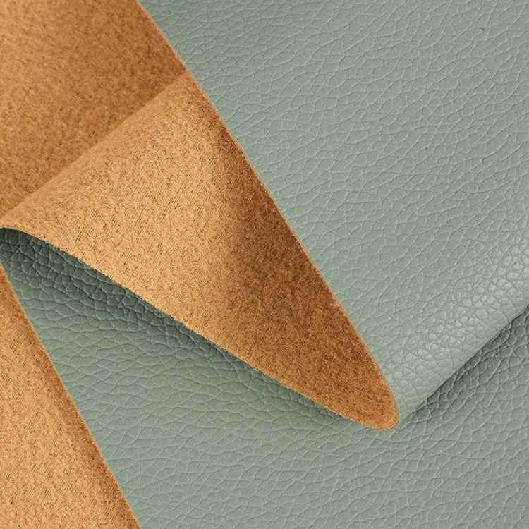 Soft Lychee Grain Semi PU Leather Fabric