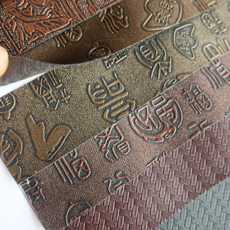 Egyptian Ancient Character Woven Leather Fabric