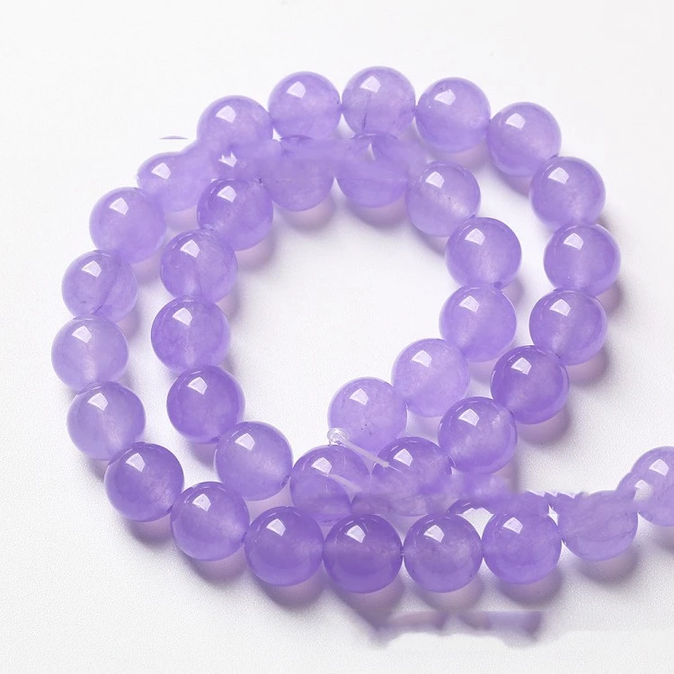 Chalcedony Loose Bead Bracelet Handmade Ornament Accessories