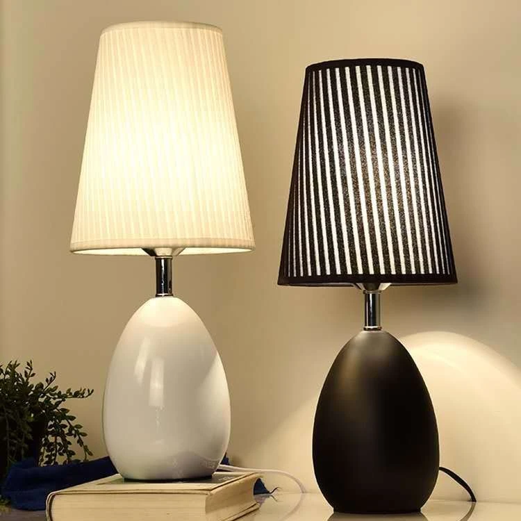 Touch Dimmable Bedside Table Lamp In Bedroom