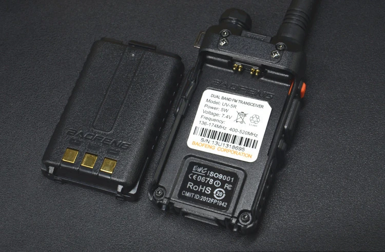 Original Battery Of Baofeng UV5R Interphone