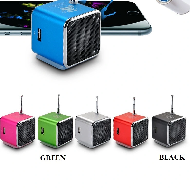 U Port With Screen Mini TDV26 Card Bluetooth Speaker