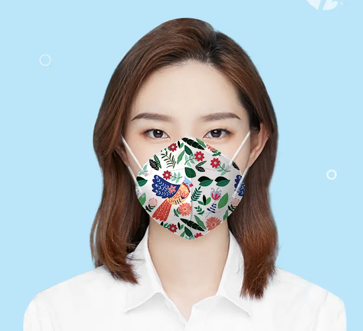 Stickers Kn95 Disposable Protective Mask Men And Women Dustproof And Breathable