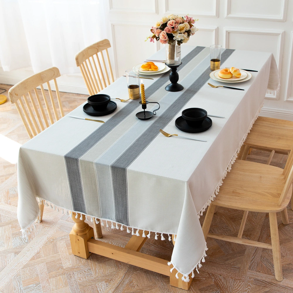 New Cotton And Linen Tassel Table Flag