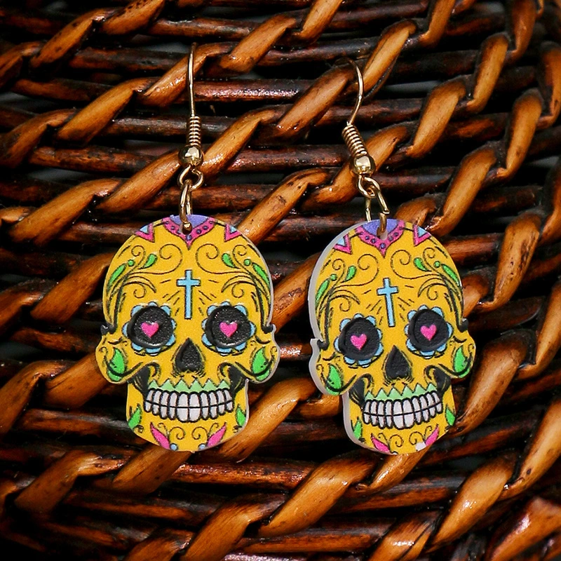 Original Punk Fear Ghost Earrings