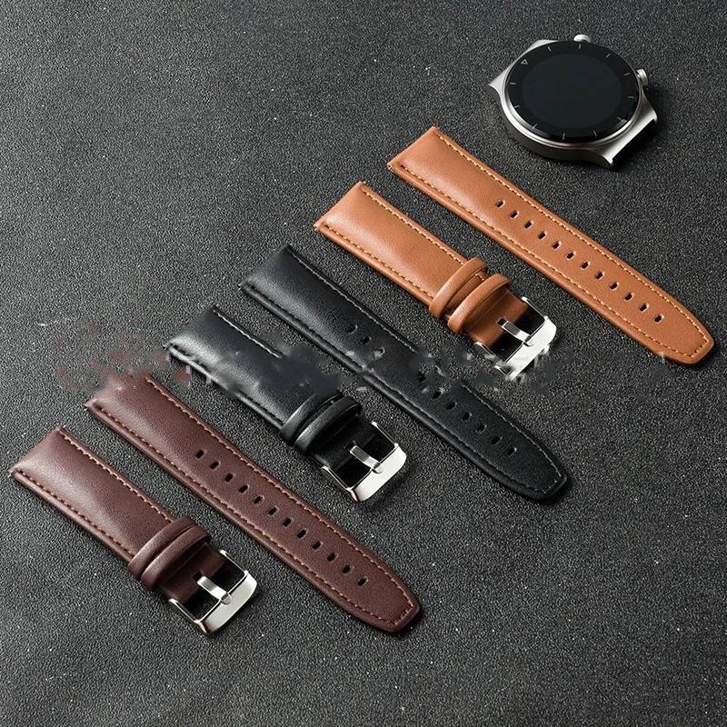 Leather Watch 22mm Accessories Cowhide Hand Strap