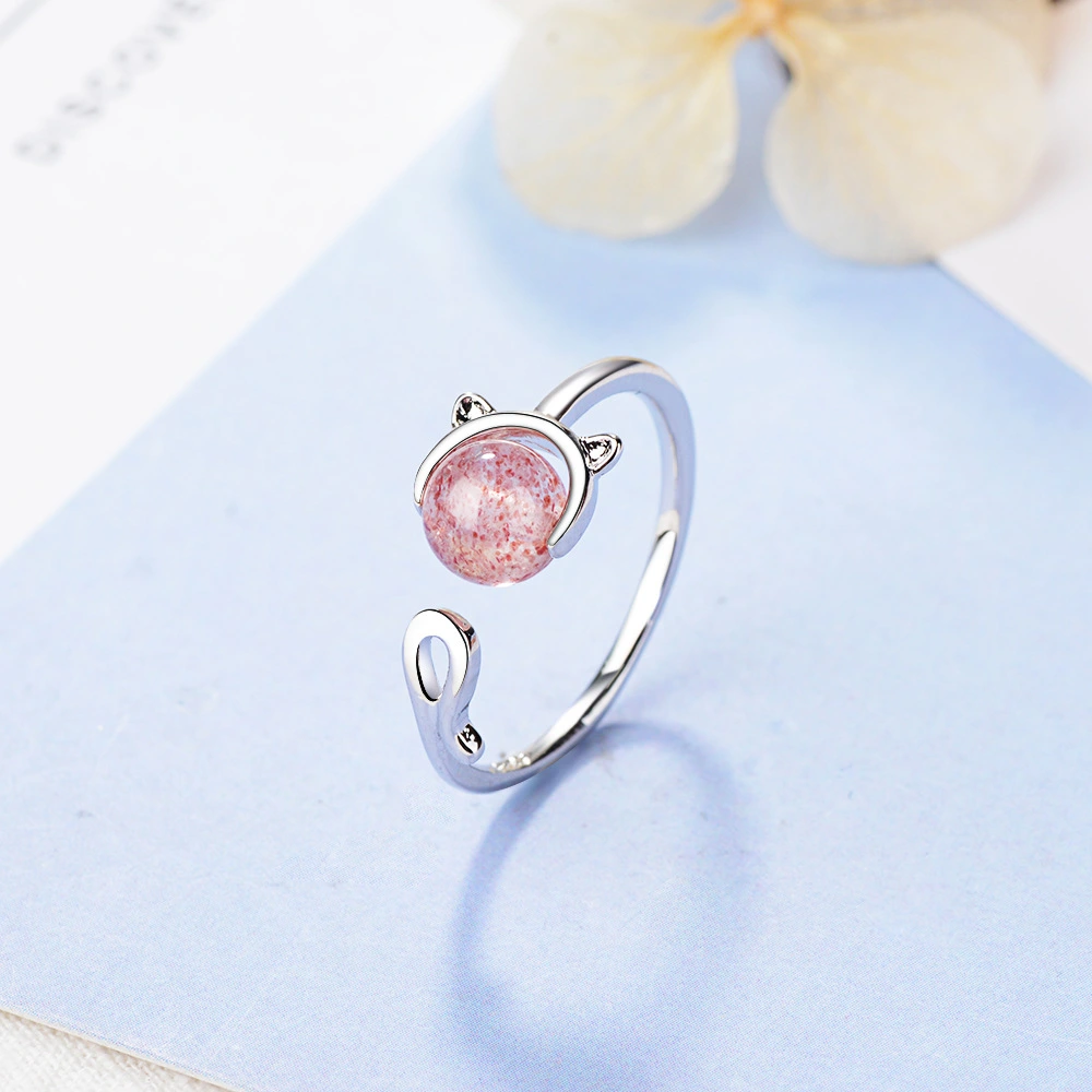 Fashion Kitten Ring Female Index Finger Ring