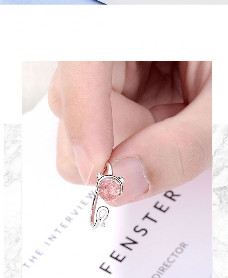 Fashion Kitten Ring Female Index Finger Ring