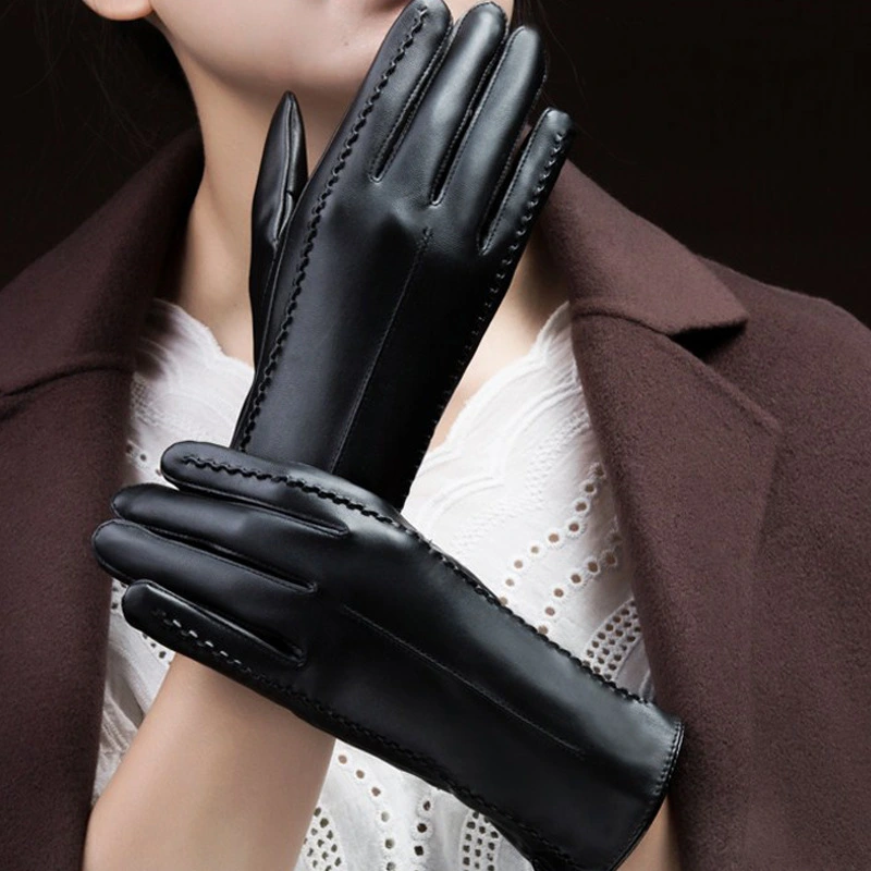 PU Leather Waterproof And Snow Proof Outdoor Driving Fashionable Gloves