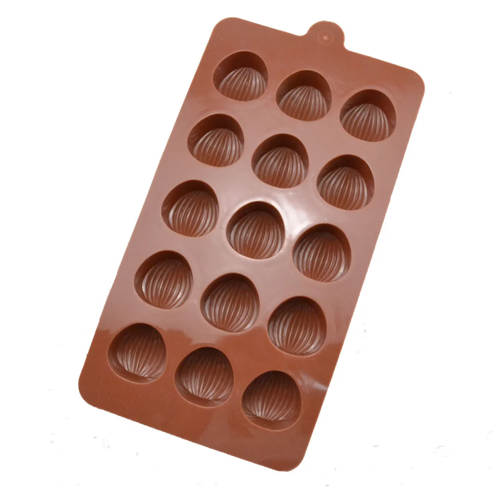 Diy Handmade Chocolate Mold Creative Silicone Ice Tray Ice Mold Ice Maker 15 Even Pine Nuts Mold Gel Mold