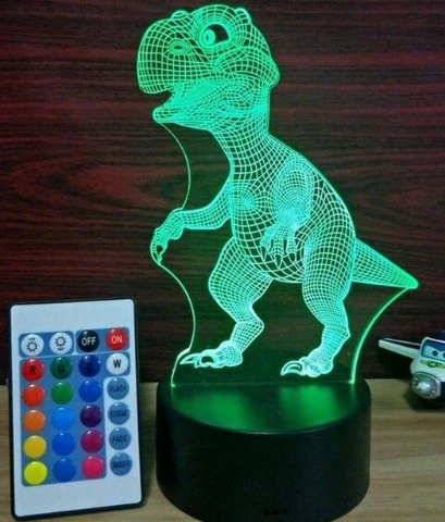 Popular Dinosaur Creative Touch Cabinet 3D Table Lamp