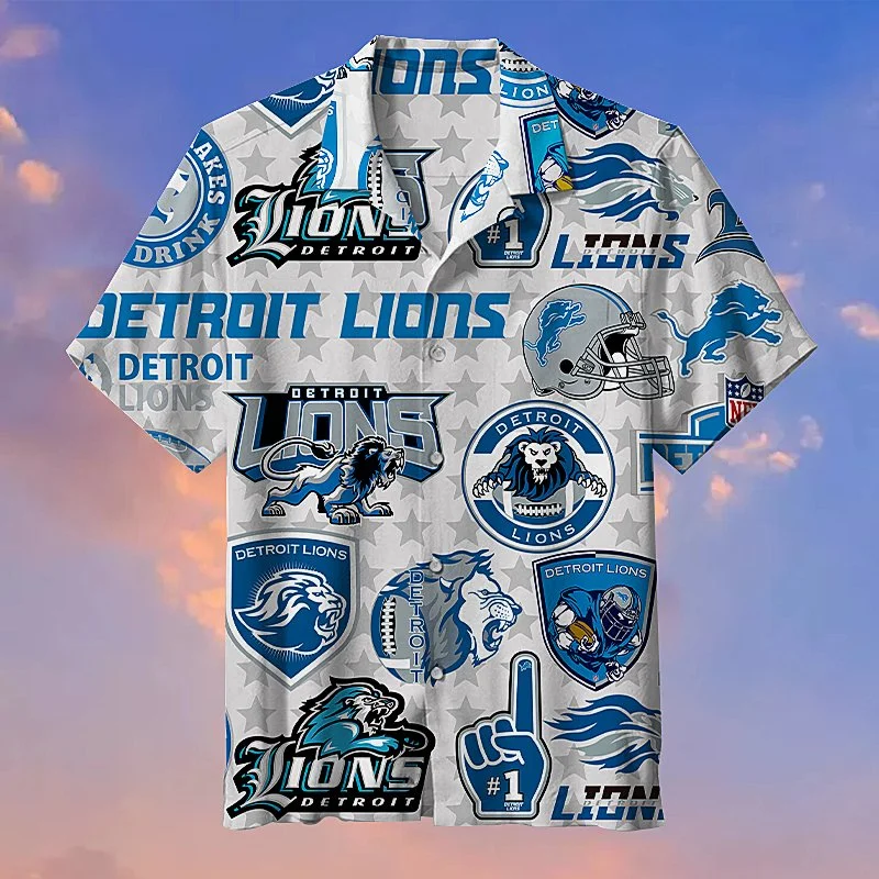 Hawaiian Printed Short Sleeve Shirt European Size Men's Shirt