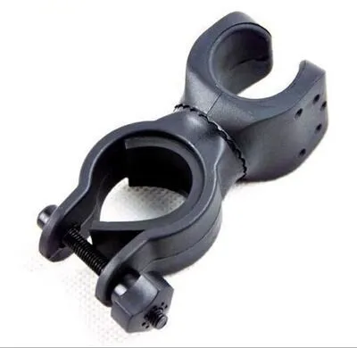 360 Degree U-shaped Free Rotation Torch Clamp Multifunctional Bicycle Frame Lamp Holder Clamp Flashlight Lamp Clip