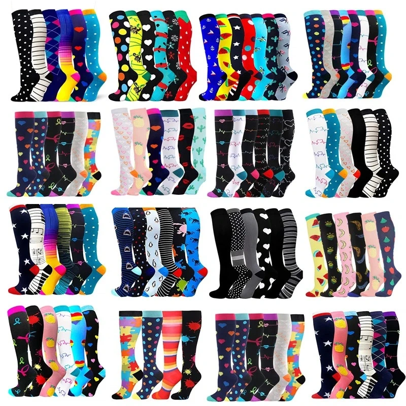 Christmas Athletic Socks Stretch Socks Long Tube