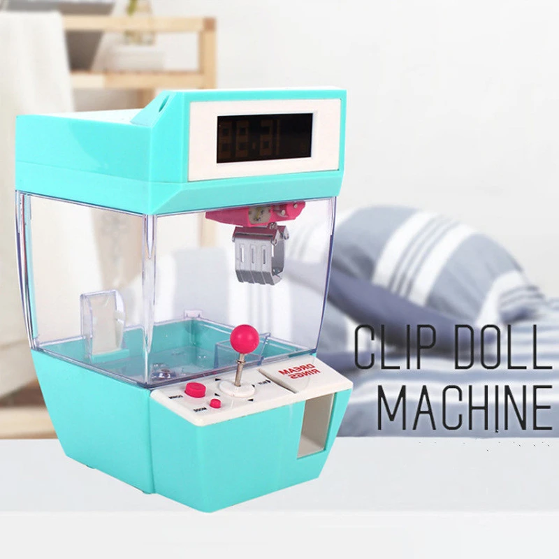 Mini Doll Grabbing Machine Timing Alarm Clock