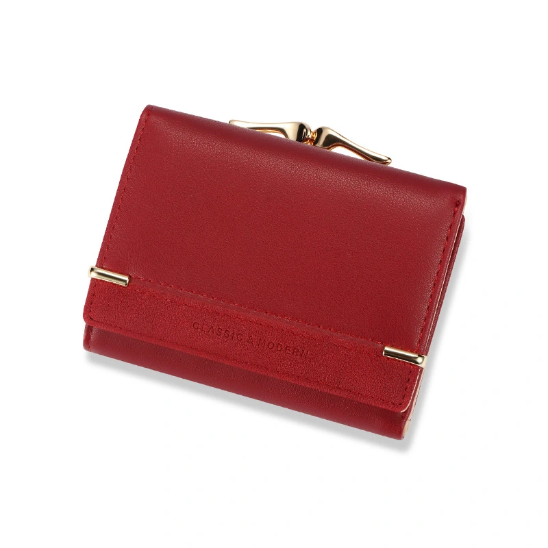 Vintage Women's Short Frosted Korean Version Zero Wallet