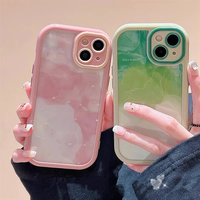 Advanced Sense Halo Dye Gradient For Transparent Phone Case