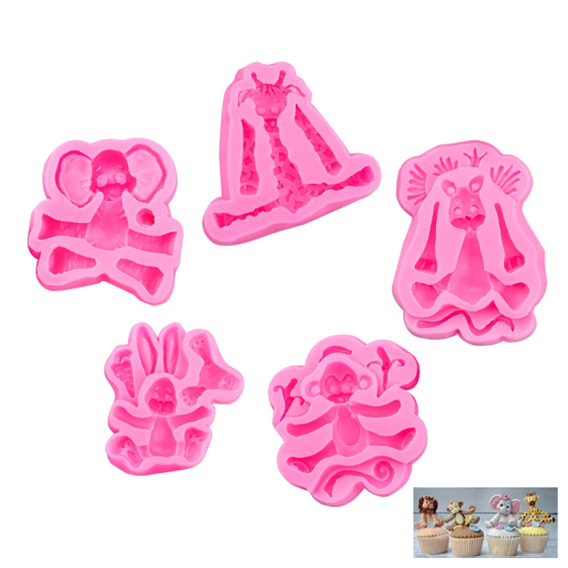 Fondant Cake Silicone Baking Mold Cartoon