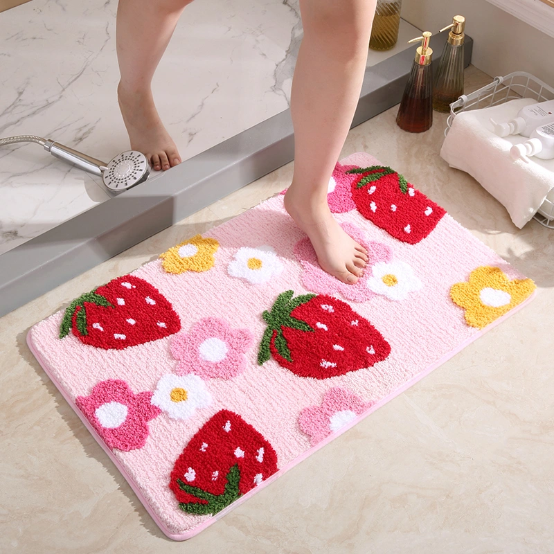 Adorable Water-absorbent Foot Pad For Bathroom Entrance