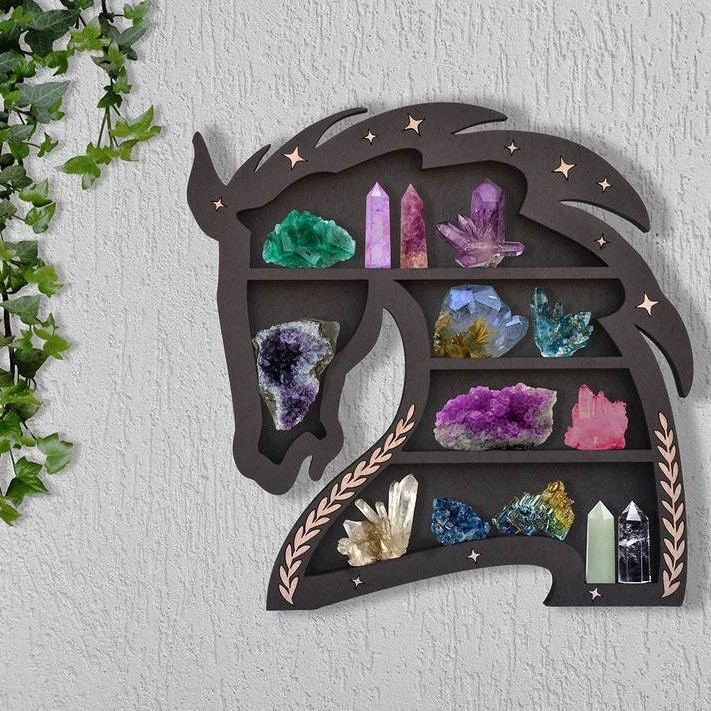 Animal Series Crystal Display Rack Wall Mount